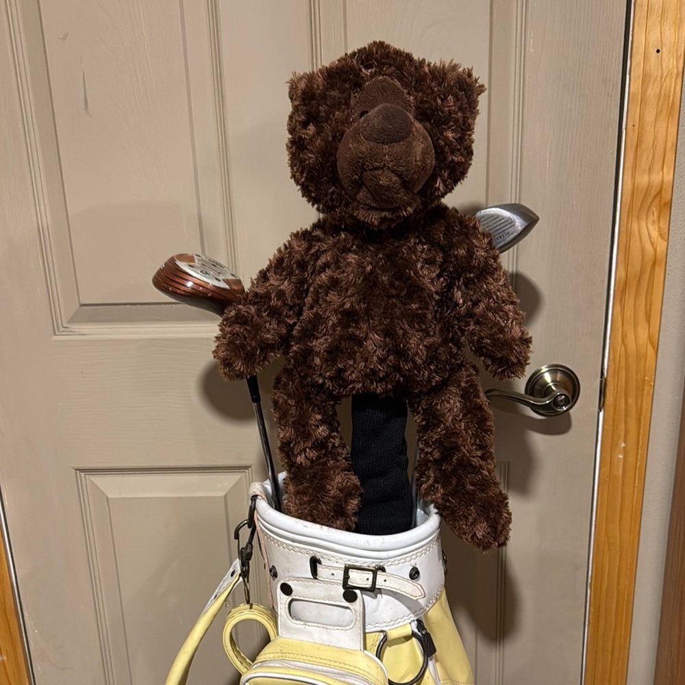 Plush Animal Bear Golf Club Head Cover Driver Fairway
Woods Hybrid Headcover